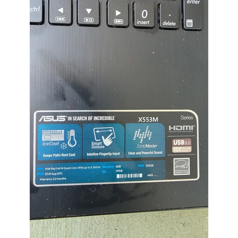 Asus X553M Laptop 16
